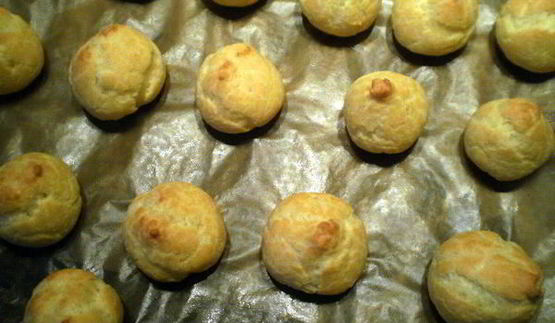 торт с профитролями и хурмой