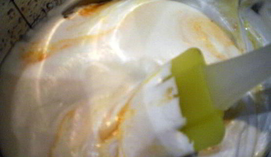 торт с профитролями и хурмой