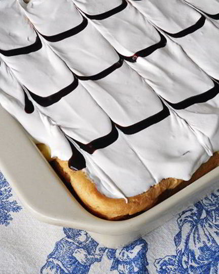 Рецепт торта эклер со взбитыми сливками