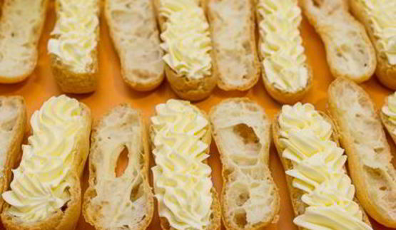 эклеры с итальянским сливочным кремом и шоколадом