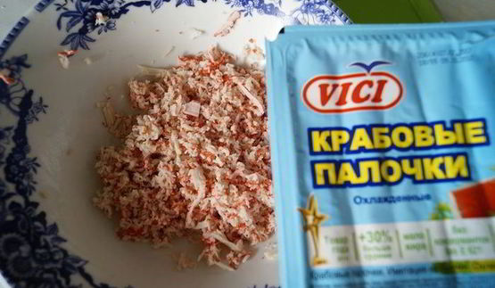 эклеры с крабовой начинкой