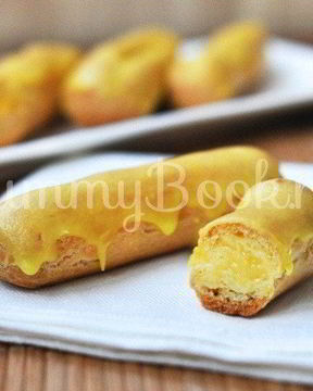 Эклеры с лимонным кремом