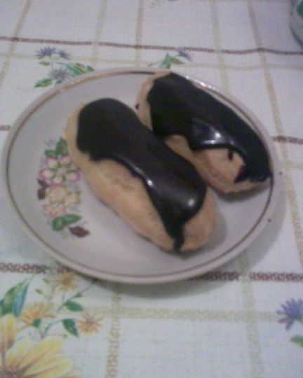 Рецепт эклеров с маминым кремом