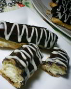 Эклеры с масляно-заварным кремом