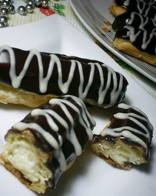 Эклеры с масляно-заварным кремом