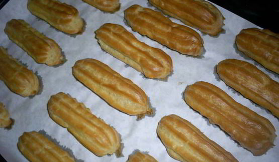 эклеры с масляно-заварным кремом
