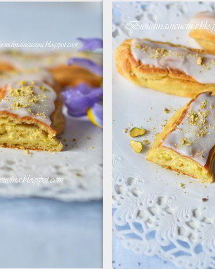 Рецепт эклеров с заварным фисташковым кремом