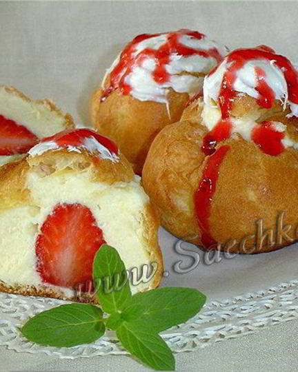 Рецепт эклеров с заварным кремом