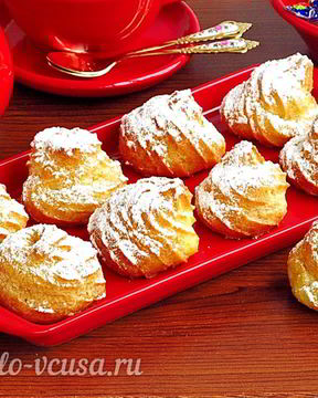 Эклеры со сливочно-сметанным кремом