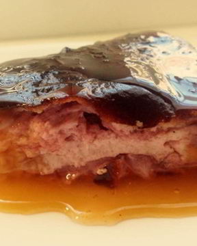 Диетическая клубничная запеканка