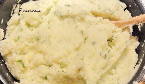 картофельная запеканка с мясной начинкой