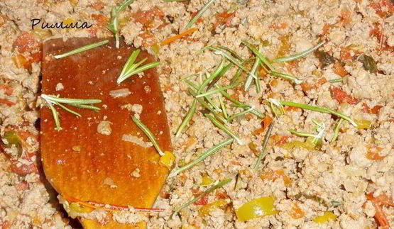 картофельная запеканка с мясной начинкой