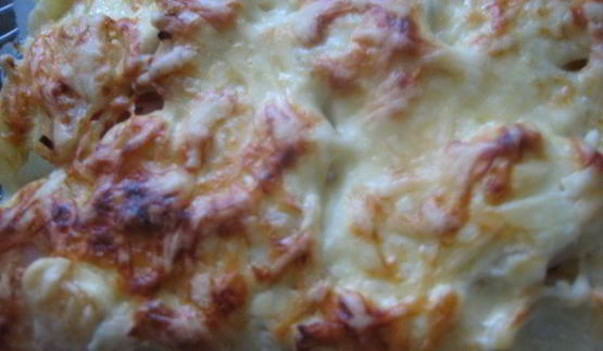 картофельная запеканка с рыбой