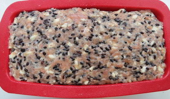 куриная запеканка с черным рисом