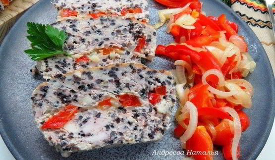 куриная запеканка с черным рисом