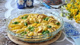 Запеканка из кабачков