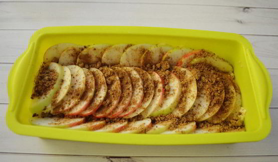 творожная запеканка с яблоками