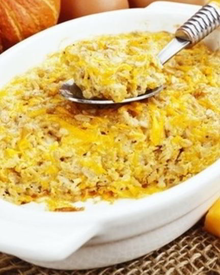 Рецепт тыквенной запеканки с яблоком