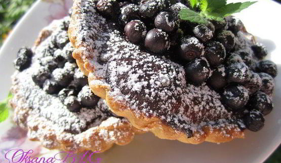 запеканка черника в карамели