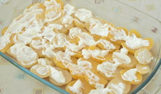 запеканка из баклажанов, помидоров и картофеля