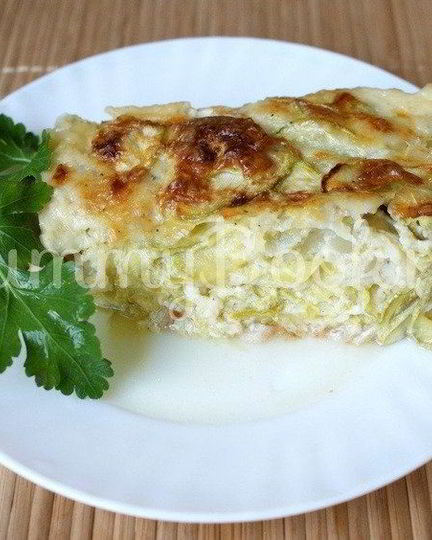 Рецепт запеканки из кабачков