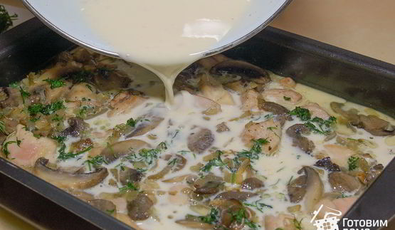 запеканка из курицы с картофелем