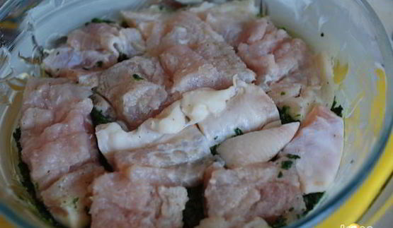 запеканка из рыбы и шпината