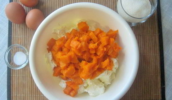 запеканка из творога и тыквы