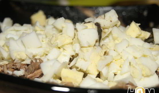 запеканка с картофелем и шпротами