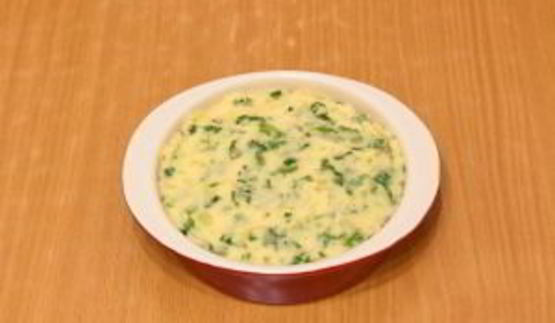 запеканка с куриным филе, грибами и картофельным пюре