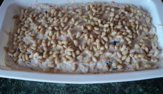 запеканка с тунцом и кедровыми орехами