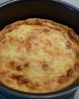 Запеканка творожная с изюмом