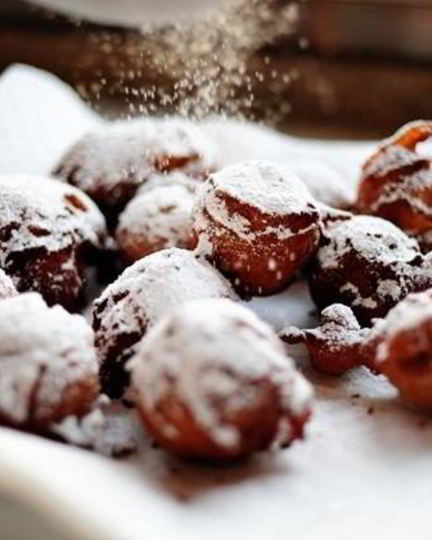 Рецепт жареных яблок в тесте