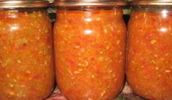 аджика из кабачков с яблоками