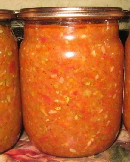 Рецепт аджики из кабачков