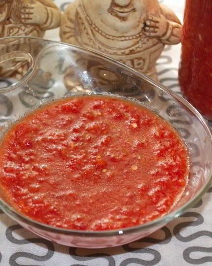 Рецепт аджики из красного перца
