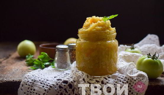 аджика из зеленых помидор