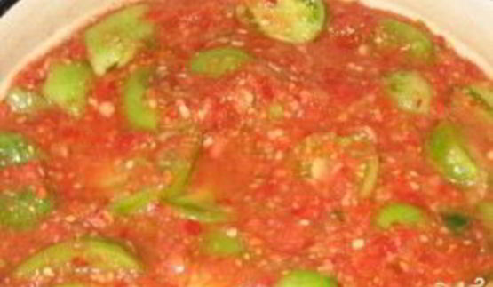 аджика из зеленых помидоров сырая