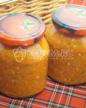 Аджика на зиму с яблоками