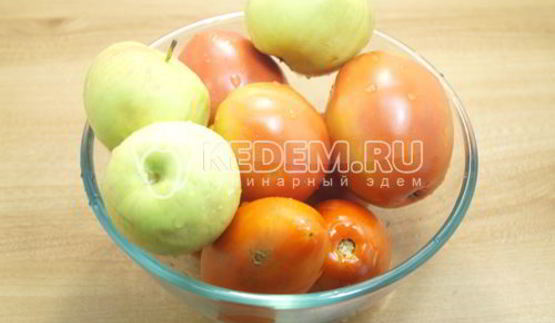 аджика на зиму с яблоками