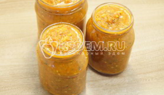 аджика на зиму с яблоками