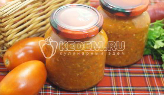 аджика на зиму с яблоками