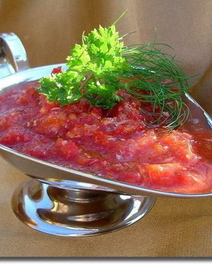 Аджика с хреном без тепловой обработки