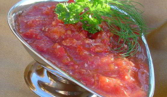 аджика с хреном без тепловой обработки