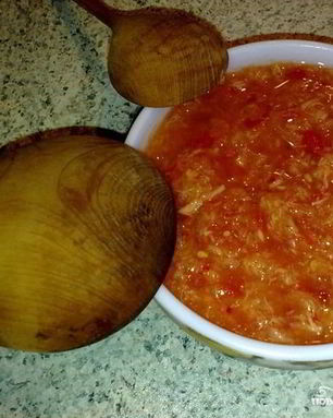 Аджика с хреном на зиму