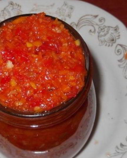 Рецепт аджики с морковью и перцем