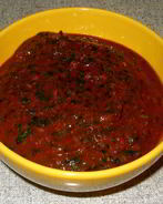 Аджика с томатной пастой