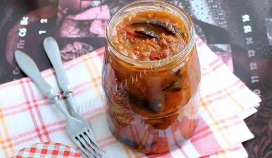 баклажаны в аджике на зиму