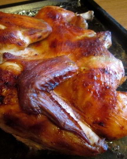 Рецепт курицы в духовке с аджикой