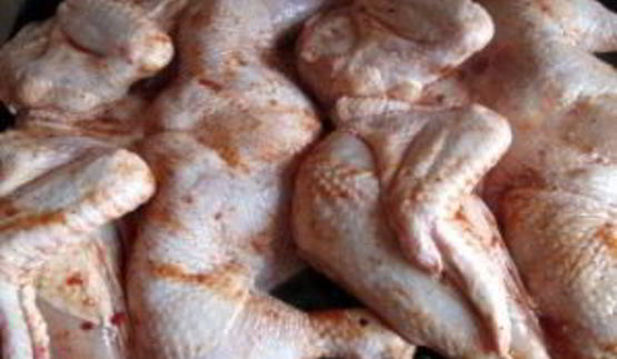 курица в духовке с аджикой